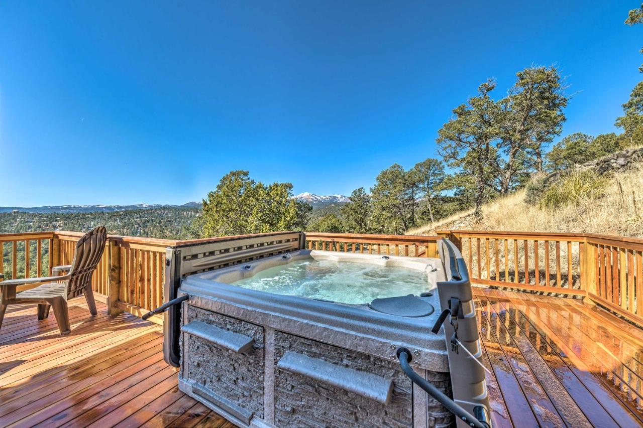 Willa Mountains Majesty Cabin With Hot Tub And Mtn Views! Ruidoso Zewnętrze zdjęcie