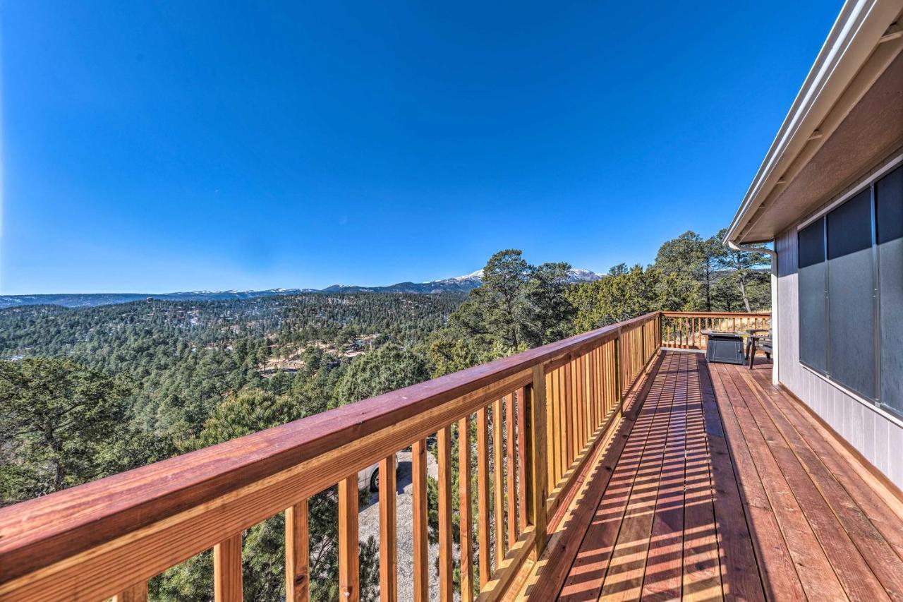 Willa Mountains Majesty Cabin With Hot Tub And Mtn Views! Ruidoso Zewnętrze zdjęcie