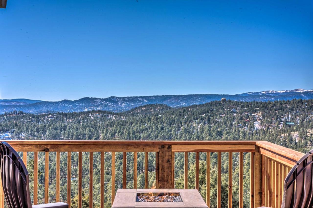 Willa Mountains Majesty Cabin With Hot Tub And Mtn Views! Ruidoso Zewnętrze zdjęcie